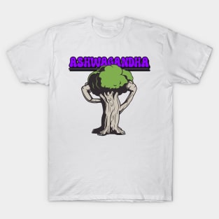 ASHWAGANDA - fitness supplement graphic T-Shirt